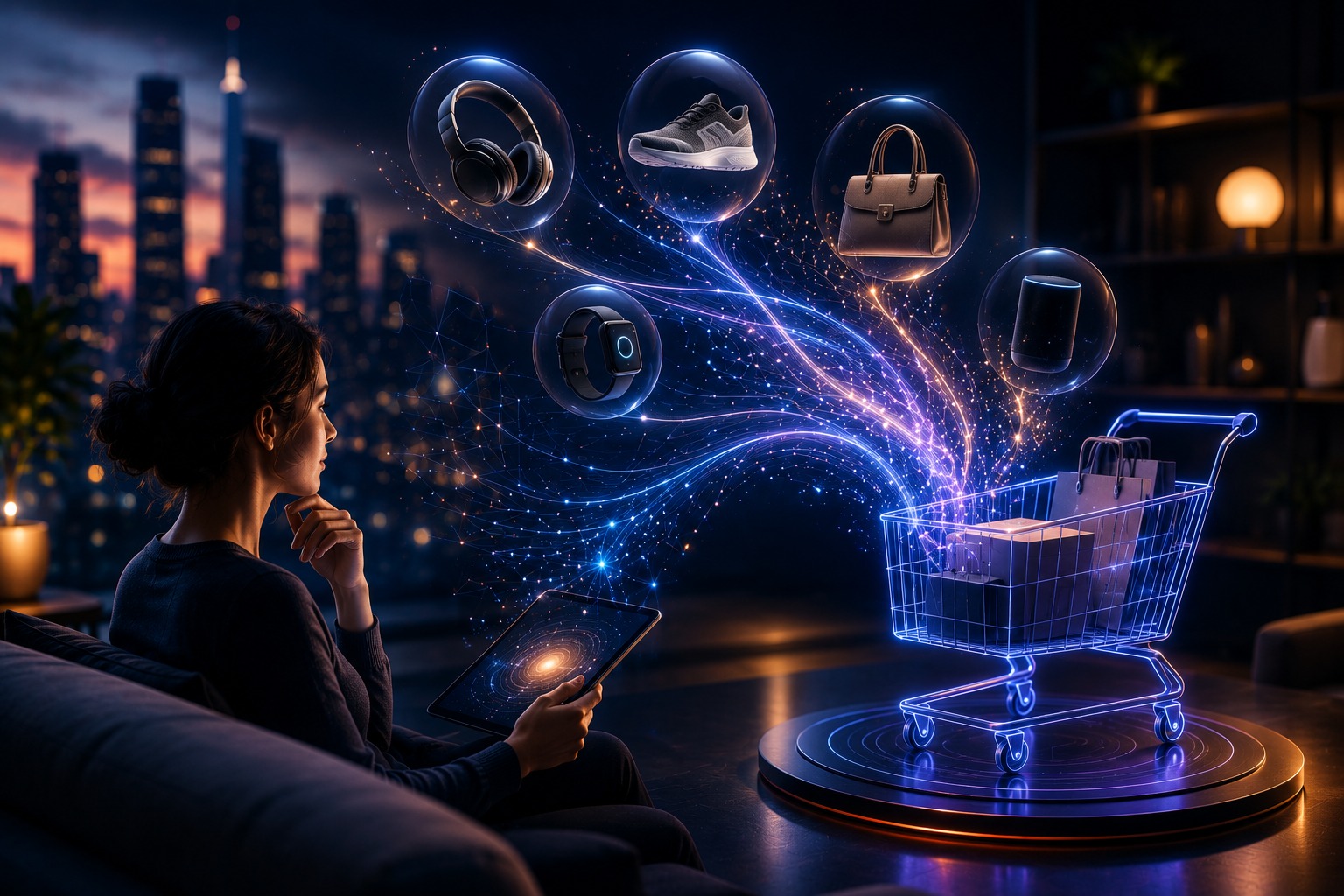 E-commerce and Digital Interface Concept